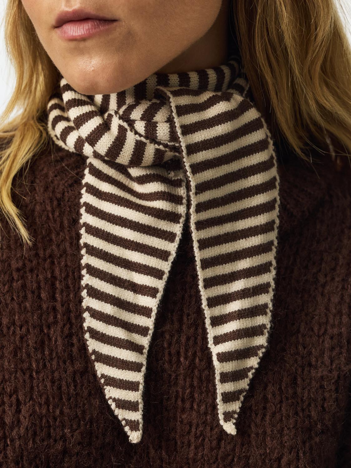PCKOMMA Scarf - Hot Fudge - VERO MODA & VILA Bergvik